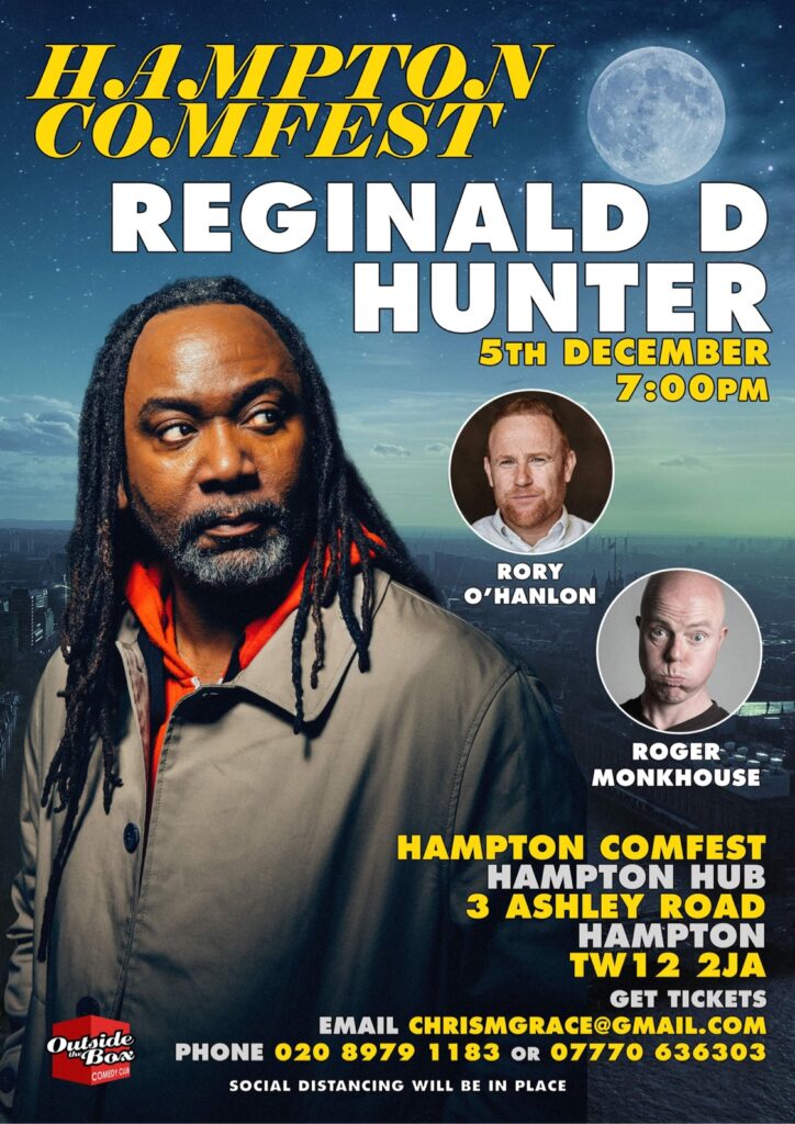 Reginald D Hunter at Hampton Hub - 5th December 2020
